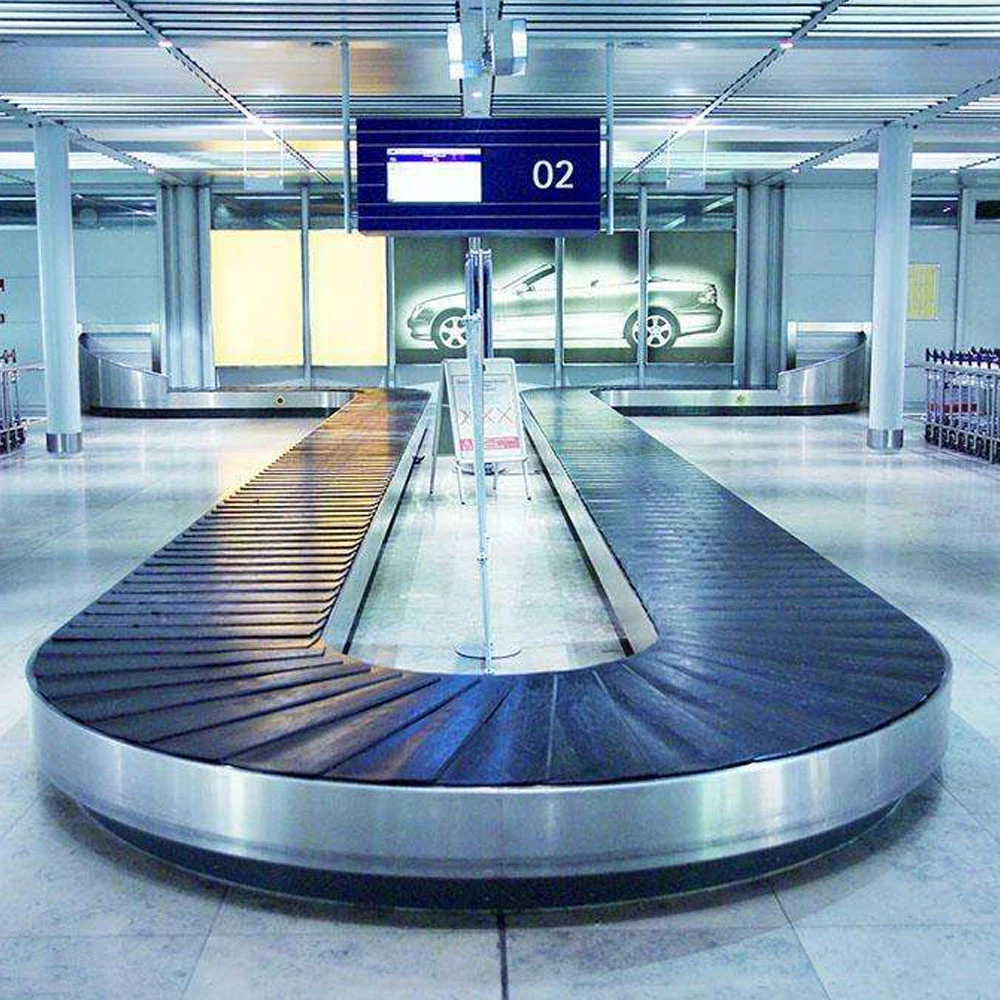 Système de tapis roulant pour les bagages de l'aéroport