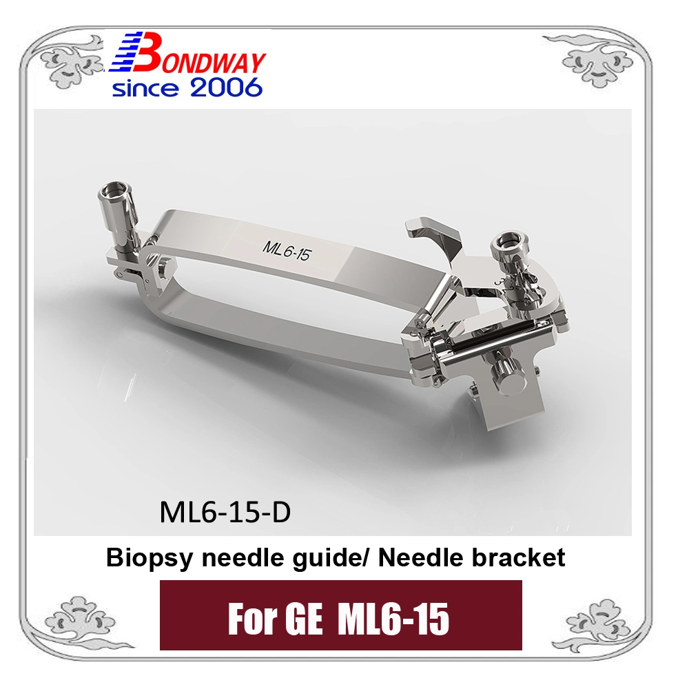 Ge Reusable Biopsy Needle Guide for Linear Ultrasound Transducer Ml6-15 Ml6-15-D, Reusable Needle Bracket, Needle Guided Bracket for Ultrasonic Probe