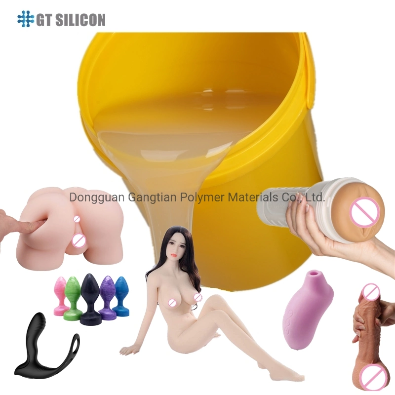 Haut transparent en silicone de qualité alimentaire en silicone liquide pour la fabrication de jouets sexuels mâle ou femelle