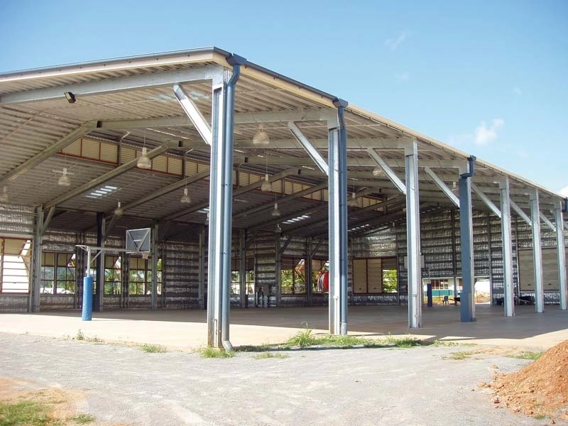 La estructura de bastidor de acero de la hoja de cartón ondulado la capacidad para la cancha de baloncesto