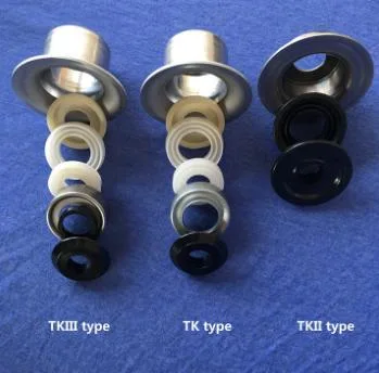 50mm Roller Bearing End Caps Conveyor Components