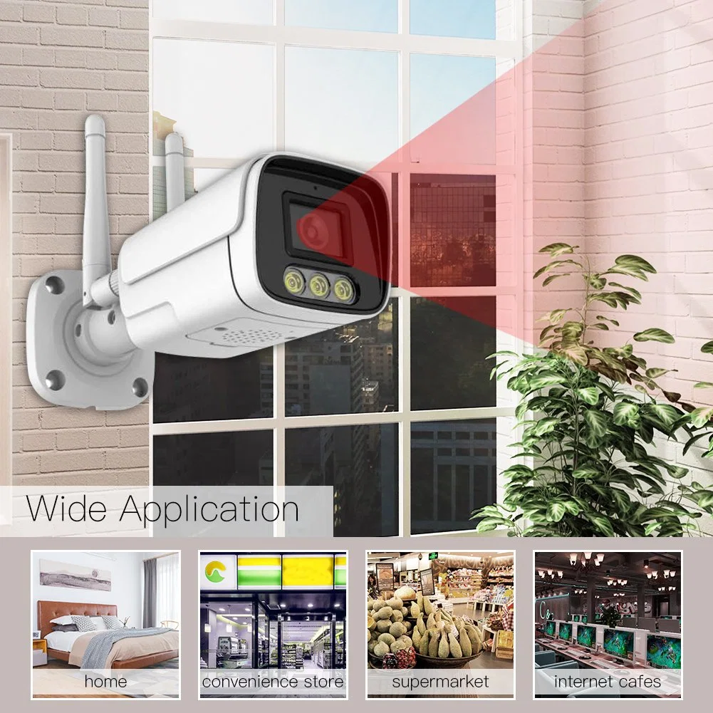 WiFi Security Camera Tuya Smart 2MP 1080P Full HD Outdoor/Indoor Infrared Night Vision IP66 Weatherproof Surveillance Tuya Smart Life APP Remote Control