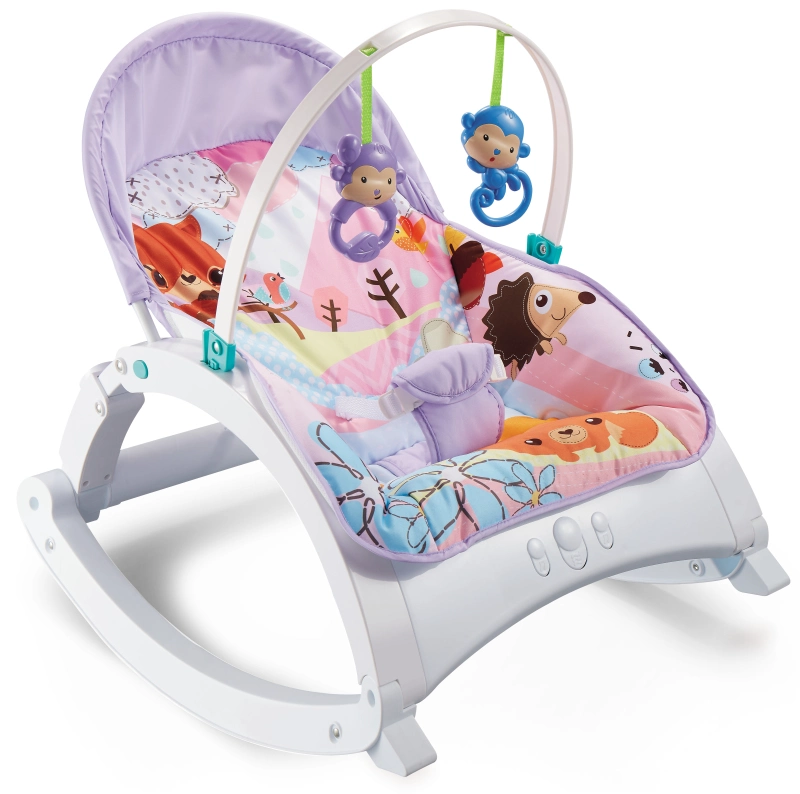 Newborn Multifunctional Baby Rocker, Electric Baby Rocking Chair Vibration and Music