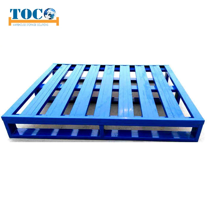 China Top Supplier Single Faced Wire Mesh Metal Pallet with Safety Edge