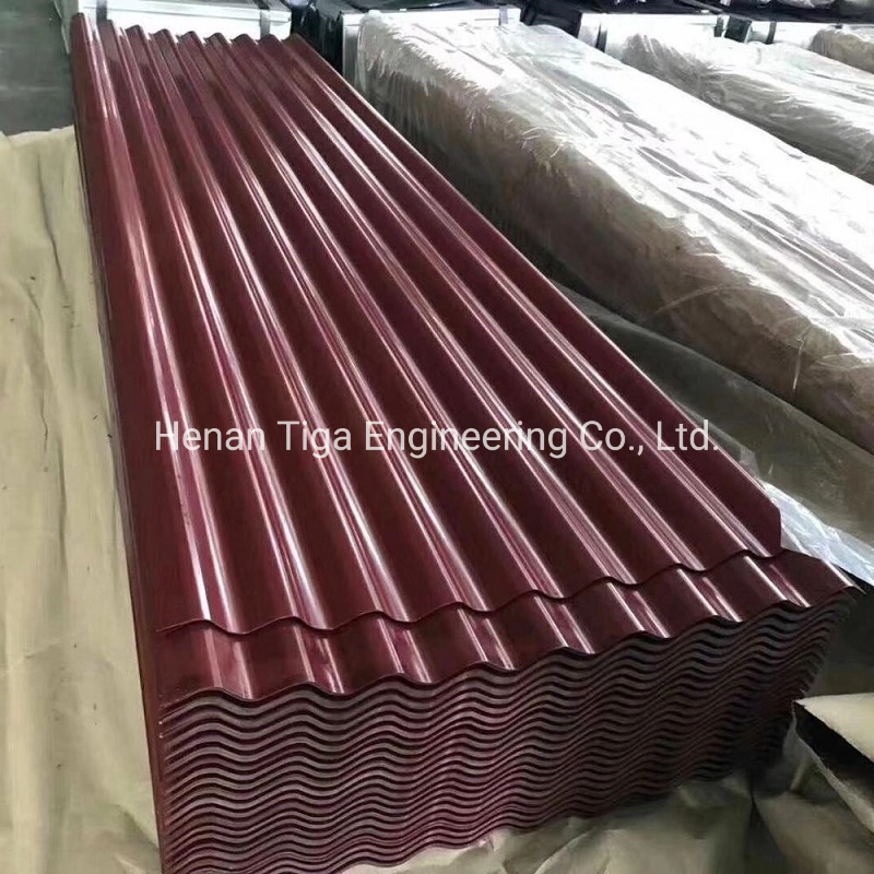 Corrugated Prepainted Galvalume Metal Roofing Panels