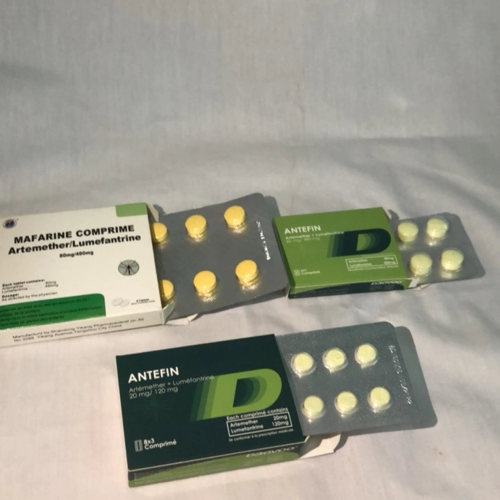 L'artéméther et de la luméfantrine comprimé en chambre 80MG/480mg de médicament