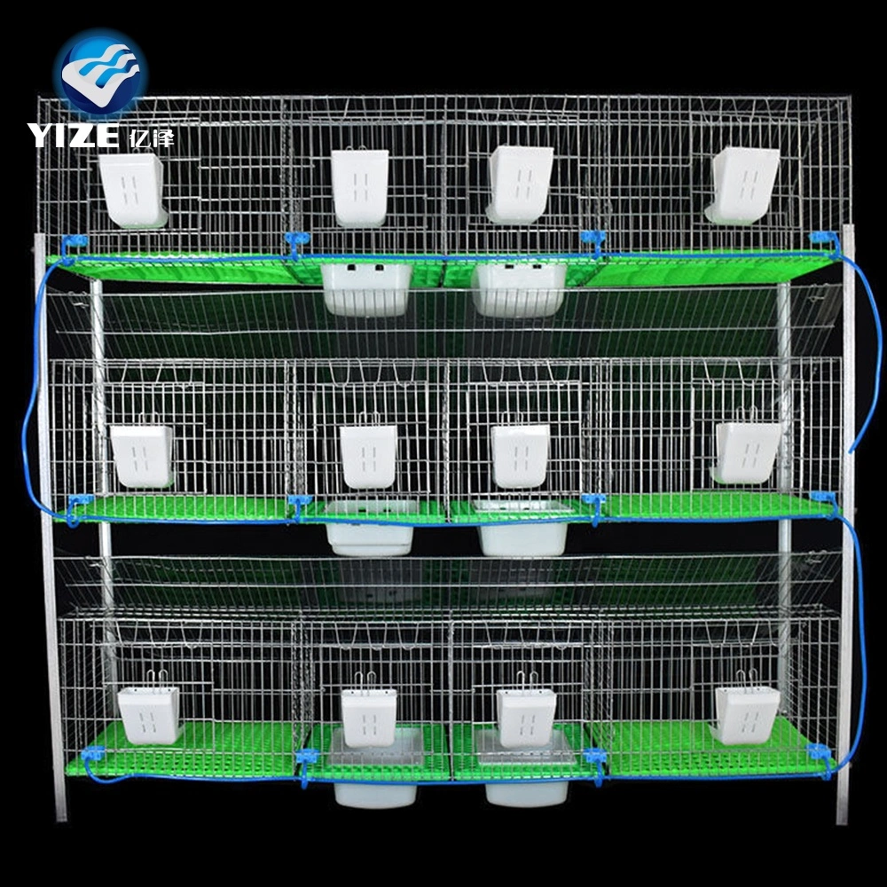 Hot Selling Rabbit Breeding Cages 3 Tier 9 Doors with Nestbox Philippines Hot Product 2021 Malaysia for Rabbits (factory) 1 Year