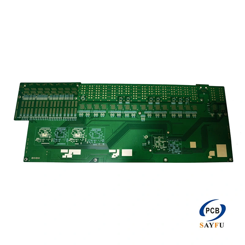 4 Layer Multilayer PCB Printed Circuit Board with Gold Finger-Blue Ink-OSP Finshed PCB