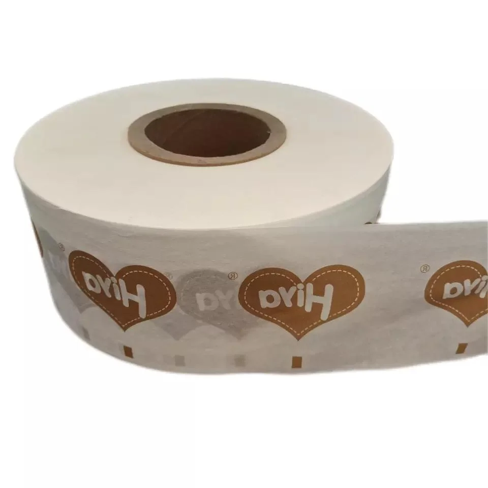 Raw Material Tissue Paper Frontal Tape for Disposable Baby Pull UPS