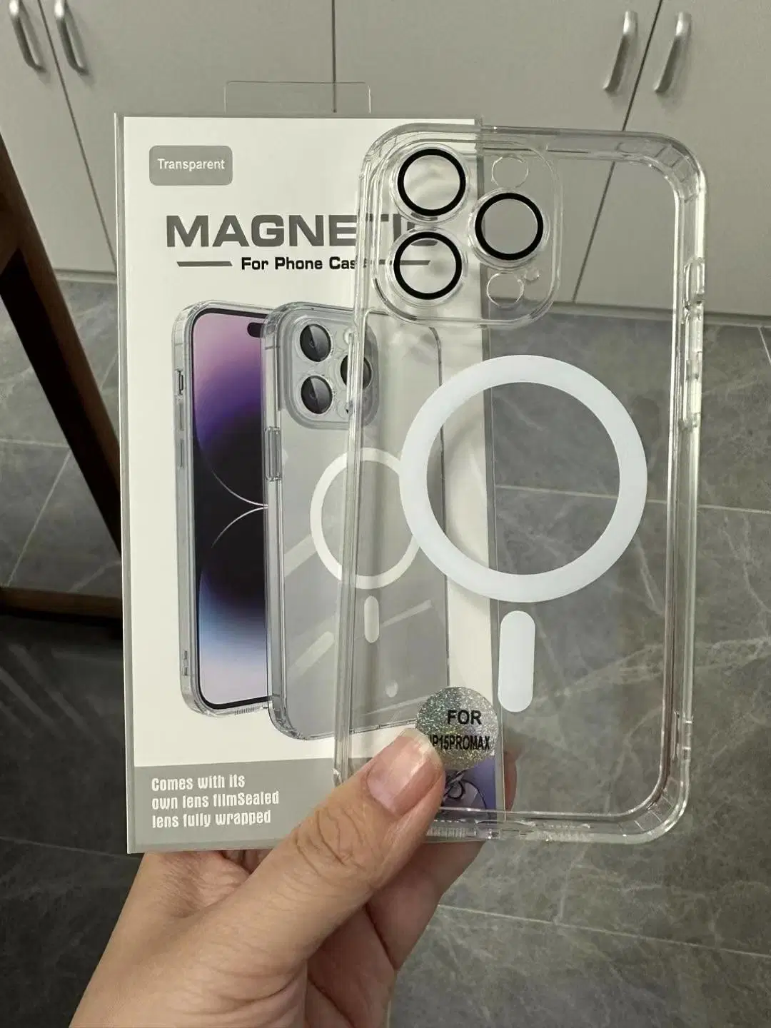 for Magsafe Electroplating Transparent TPU Phone Funda Case for iPhone 14 PRO Phone Camera Lens Protect Mobile Case for iPhone 15 14 13 12 11