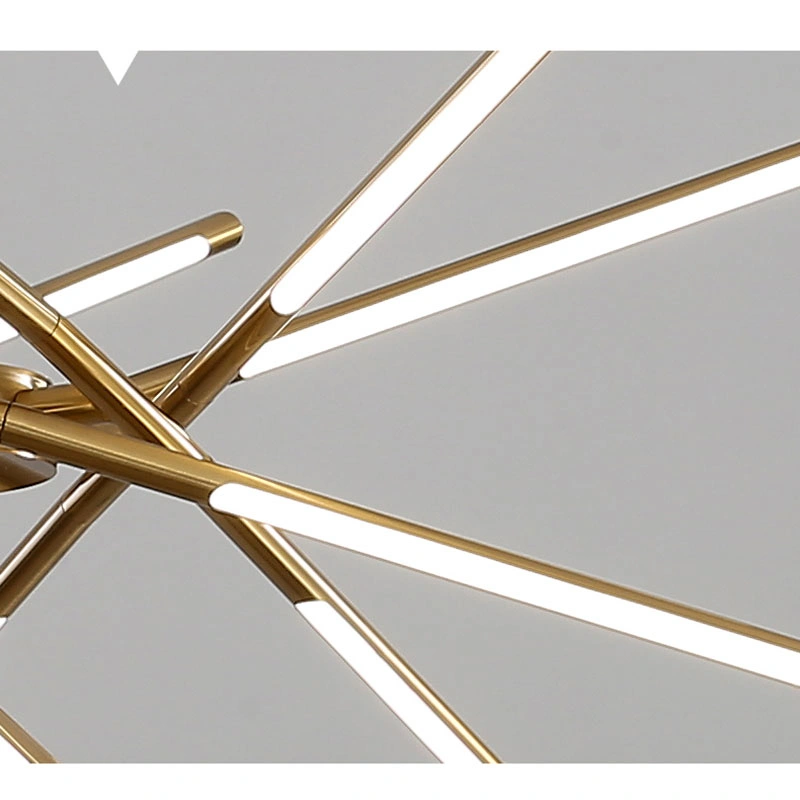 Moya New Modern Gold Black LED Luxury Modern Chandelier