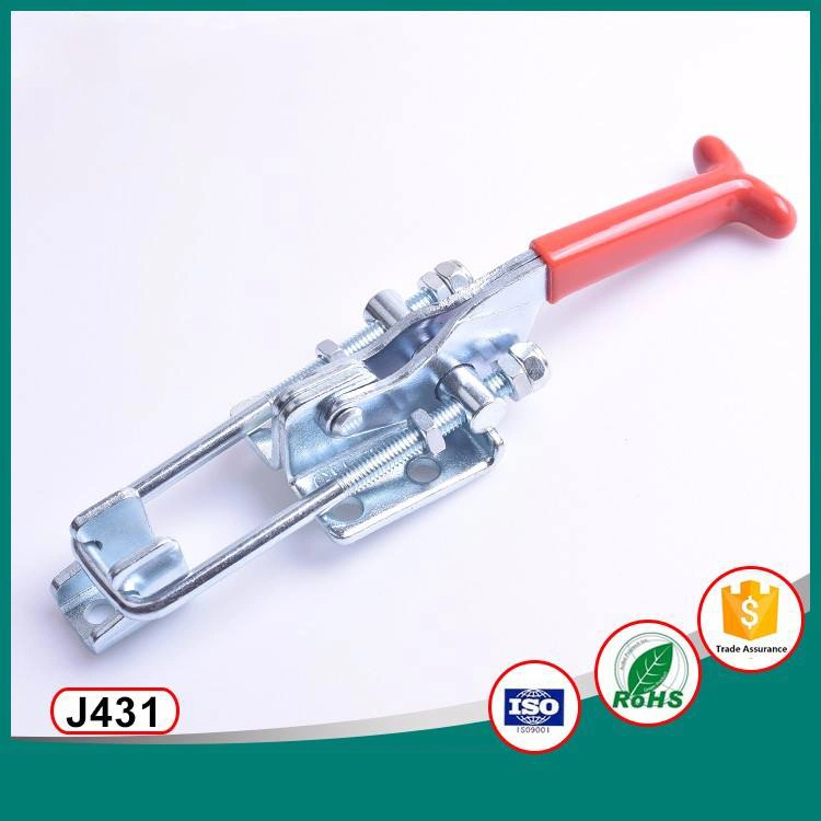 Mechanical Galvanized Latch Tpye Toggle Clamp Heavy Duty Toggle Latch J431