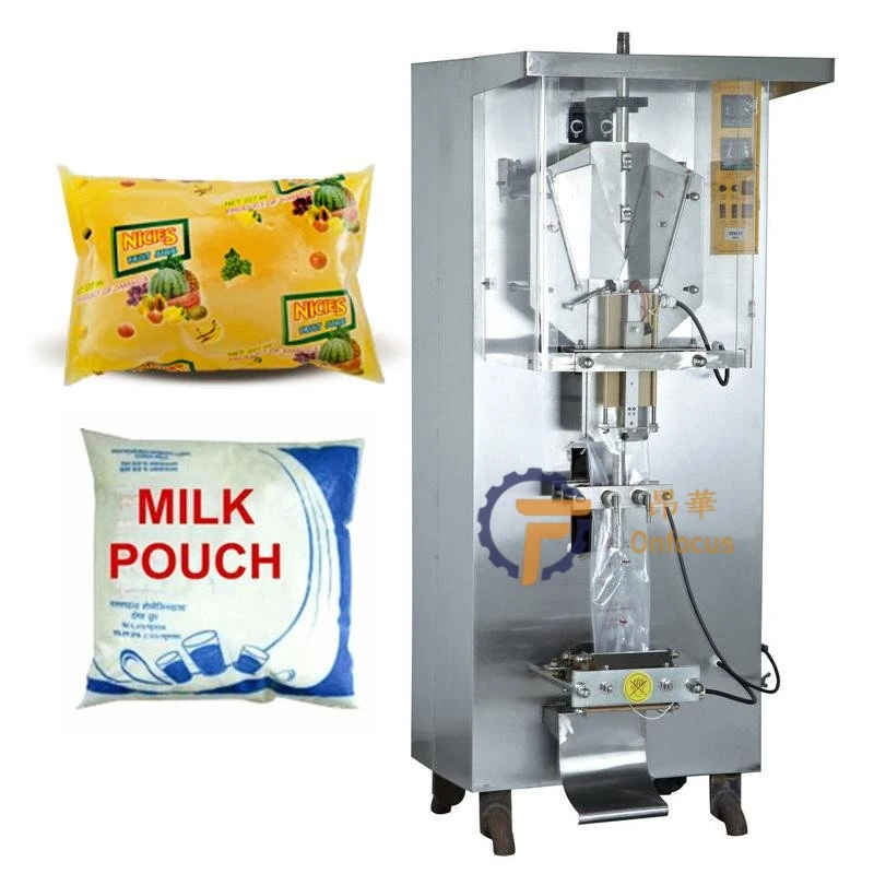 Automatic Milk Juice Oil Water Liquid Pouch Filling Sealing Packing Machine Ah-1000