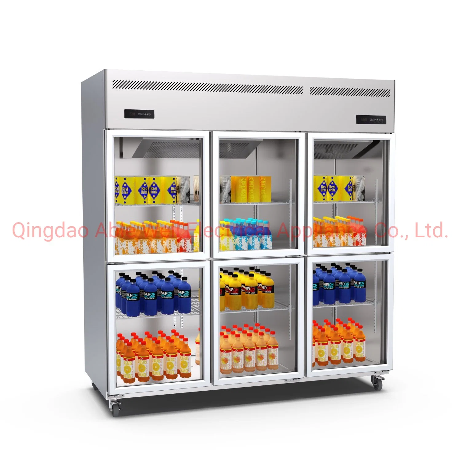 2023 New Design Fan Deep Cooling Stainless Steel Kitchen Hotel Worktable Refrigerator Freezer