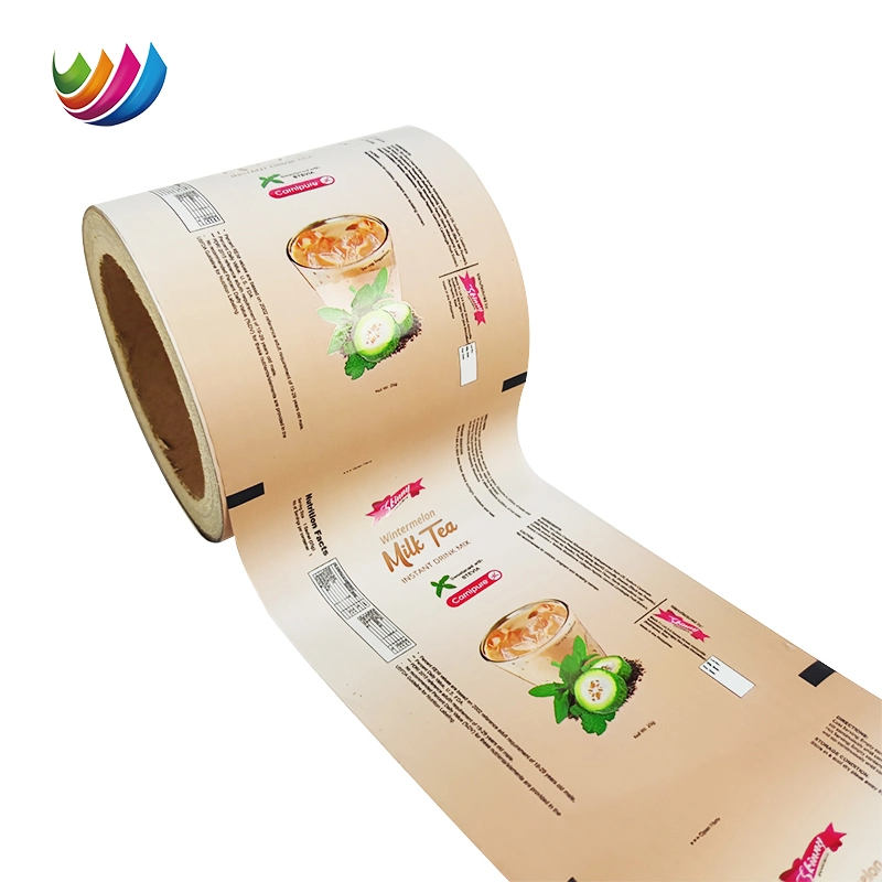 Luminium Foil Laminating Food Plastic Coffee Milk Tea Powder Food Packaging Film