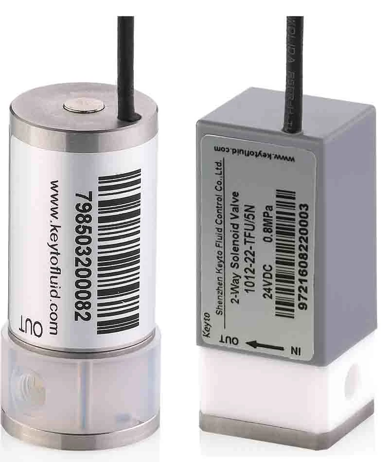 Soportar la alta temperatura&amp;Solenoide de presión válvula roscada, 1012la serie 2 válvula unidireccional(1012-22-TFU/5N), médico, la protección del medio ambiente de la válvula de valve, válvula de líquido