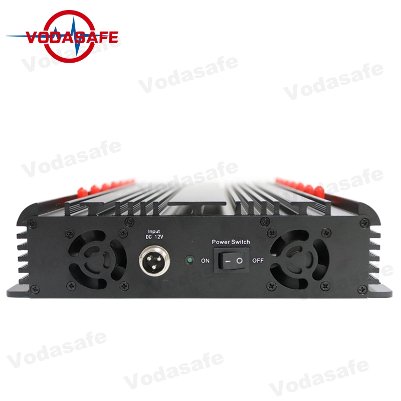 14 Bands Cellphone Jammer for All Cellphone VHF UHF Radio Fixed Installation Mobile 3G 4G Frequency Blocker