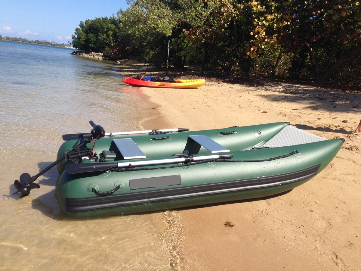 Recreational Floating Aluminum Floor Pontoon Inflatable Boat