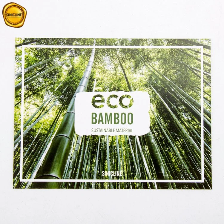 Sinicline Sustainable Bamboo Fiber Paper Eco Friendly Thank You Cards with Envelope