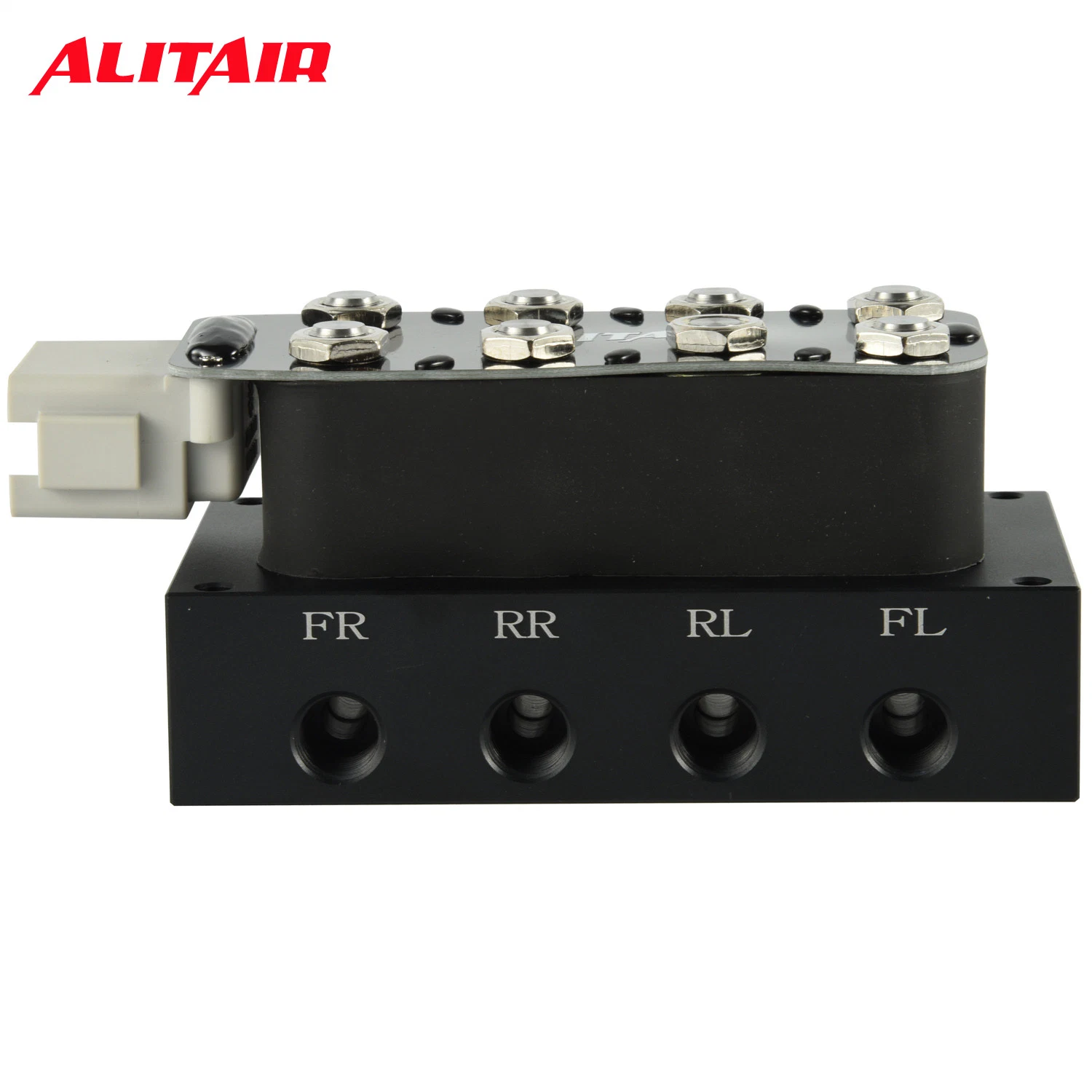 3/8&prime; &prime; NPT Air Suspension Valve Vu4 Solenoid Valve Manifold Air Suspension with Control Wiring Harness