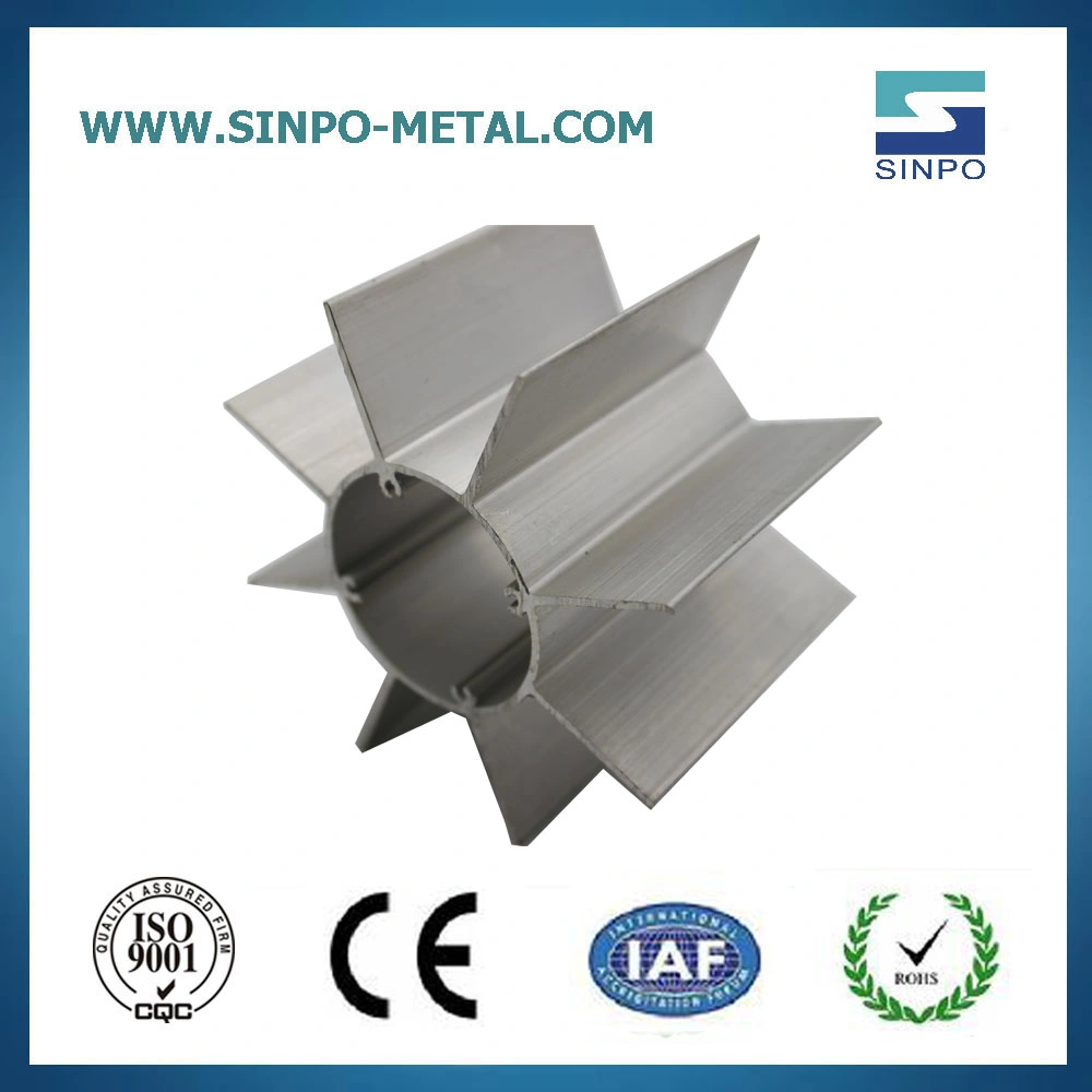 Factory Customized Solar Inverter Anodized Aluminum Heat Sink Construction Profile