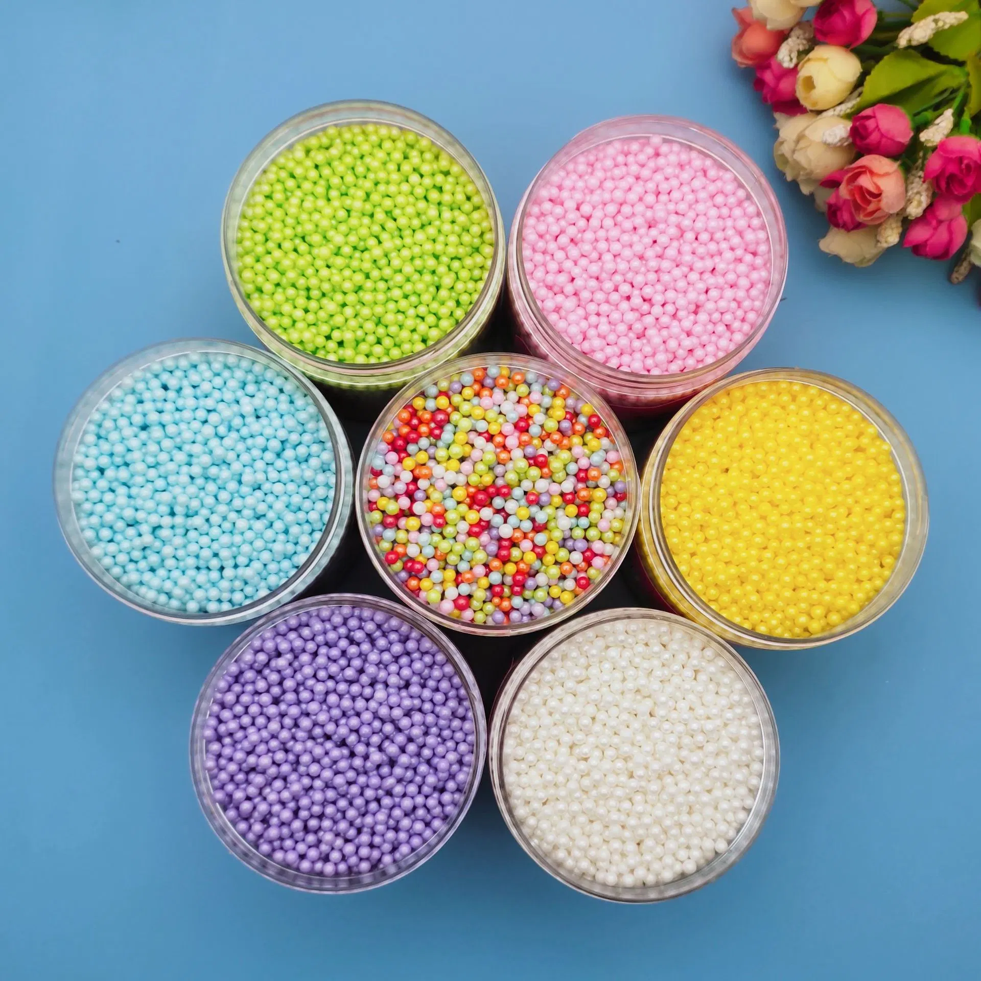 Wholesale/Supplier OEM Mixed Color Sweet Small Ball Pearl Candy Hard Press Candy