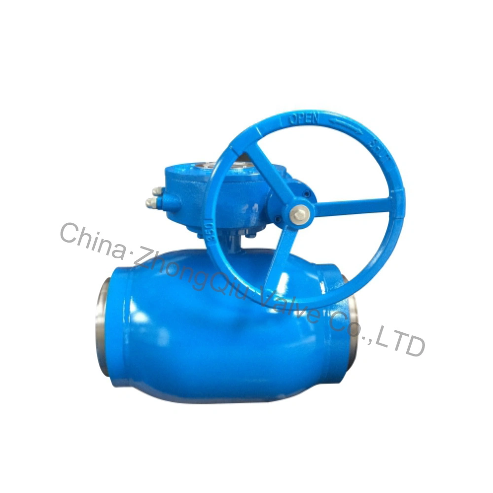 Forged Carbon Steel Full Bore/Reduced Bore Welding Pn16/25, DN50-500 Fully-Welded Steel Ball Valve for Heat Supply Pipeline