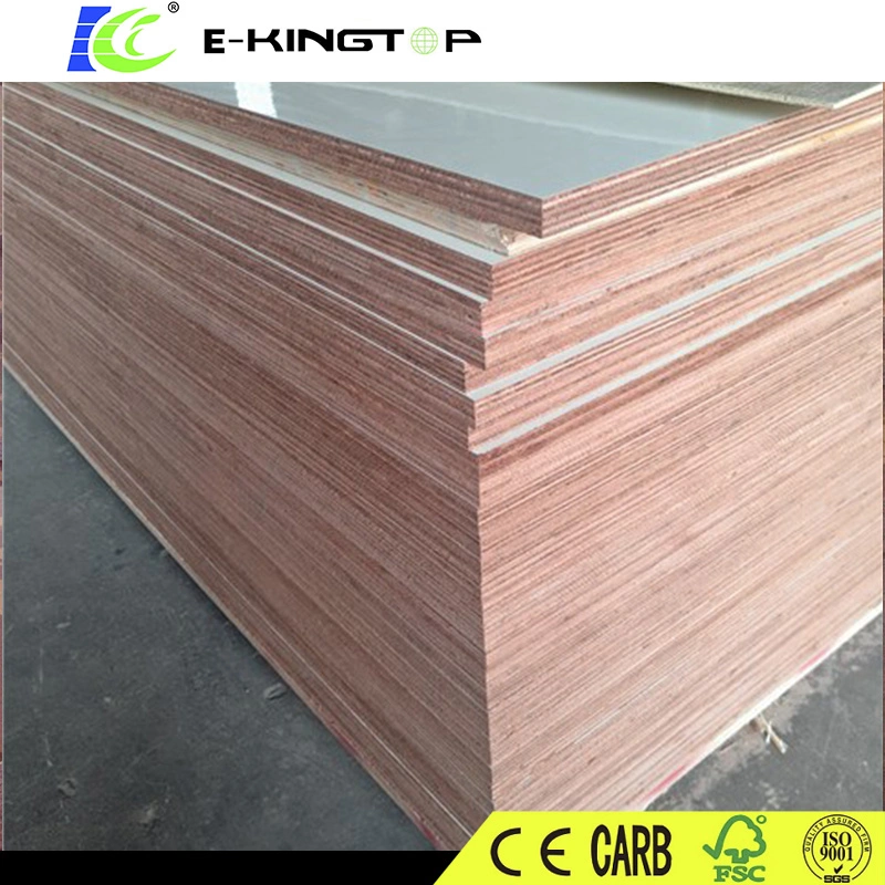 White HPL Plywood/Melamine Plywood /Commercial Plwood/Birch Plywood, E0/E1 Glue for Furniture