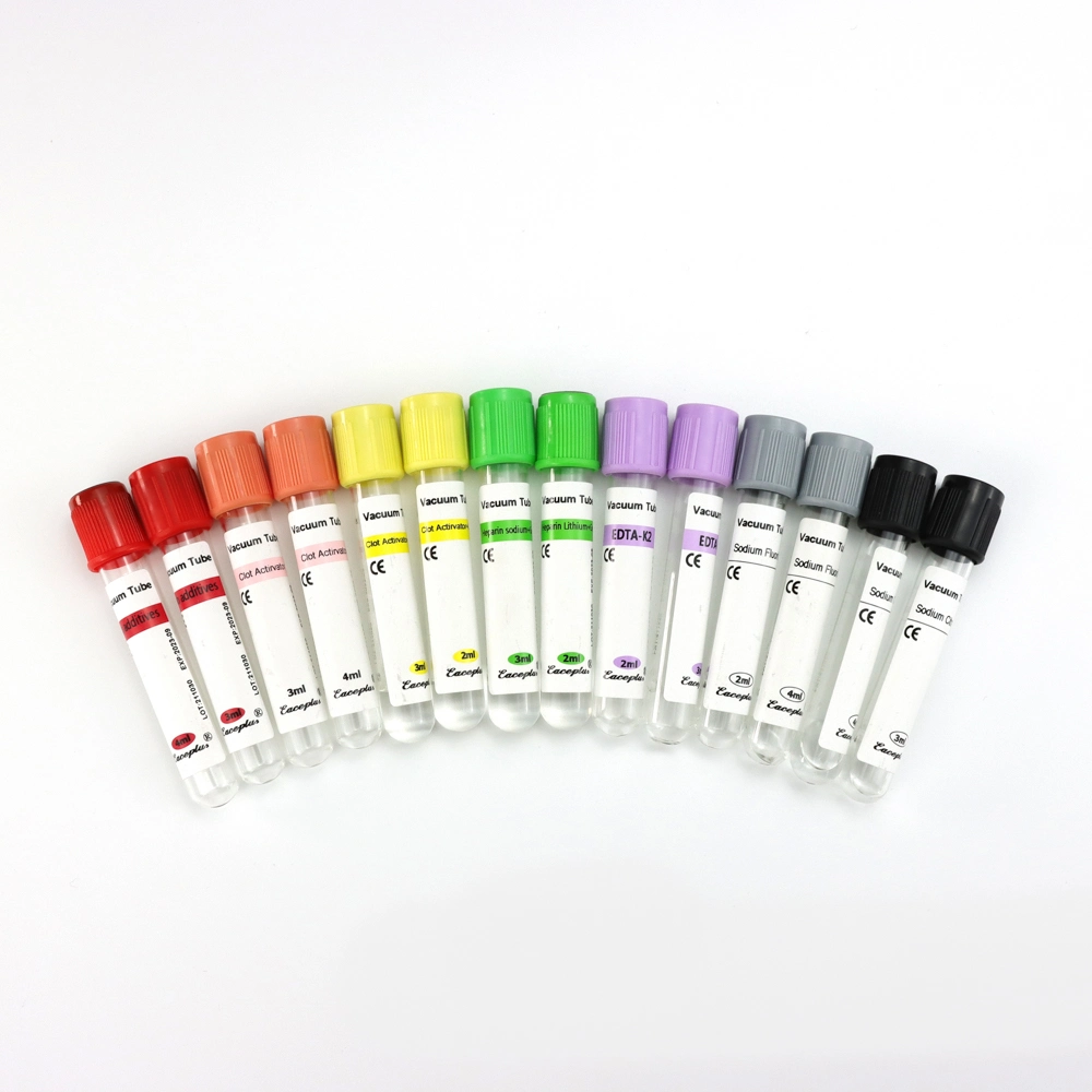 Siny Manufacture Gel&Sodium Citrate Use Medical Plain Blue Cap Disposable Vacuum Blood Tube