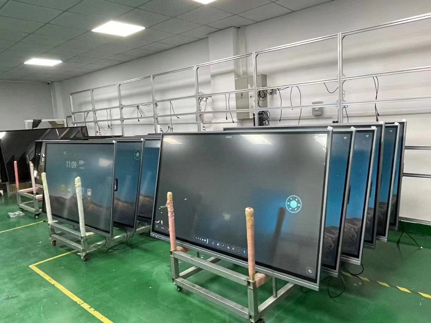 Customized 65 75 86'' All-in-One Interactive Flat Panel Display for Classroom School