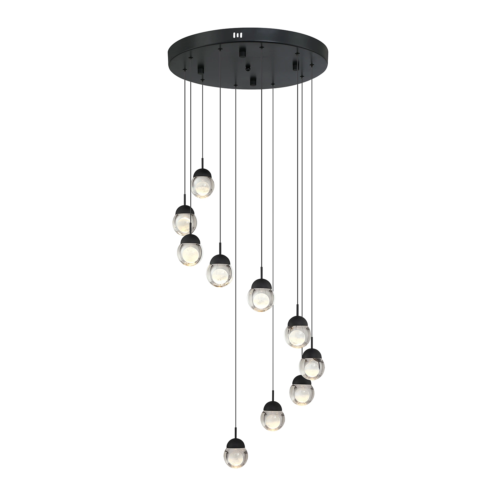 Masivel Eclairage moderne décoratif Crystal pendentif lumière intérieure LED Lustre clair