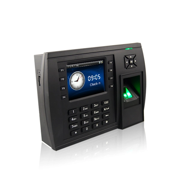 Biometric Time Recorder Fingerprint Attendance Device with User-Defined Attendance Status Function Keys (TFT500)