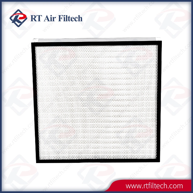 High Efficiency Mini-Pleat H13 H14 HEPA Filter for Ventilation System HEPA Filter