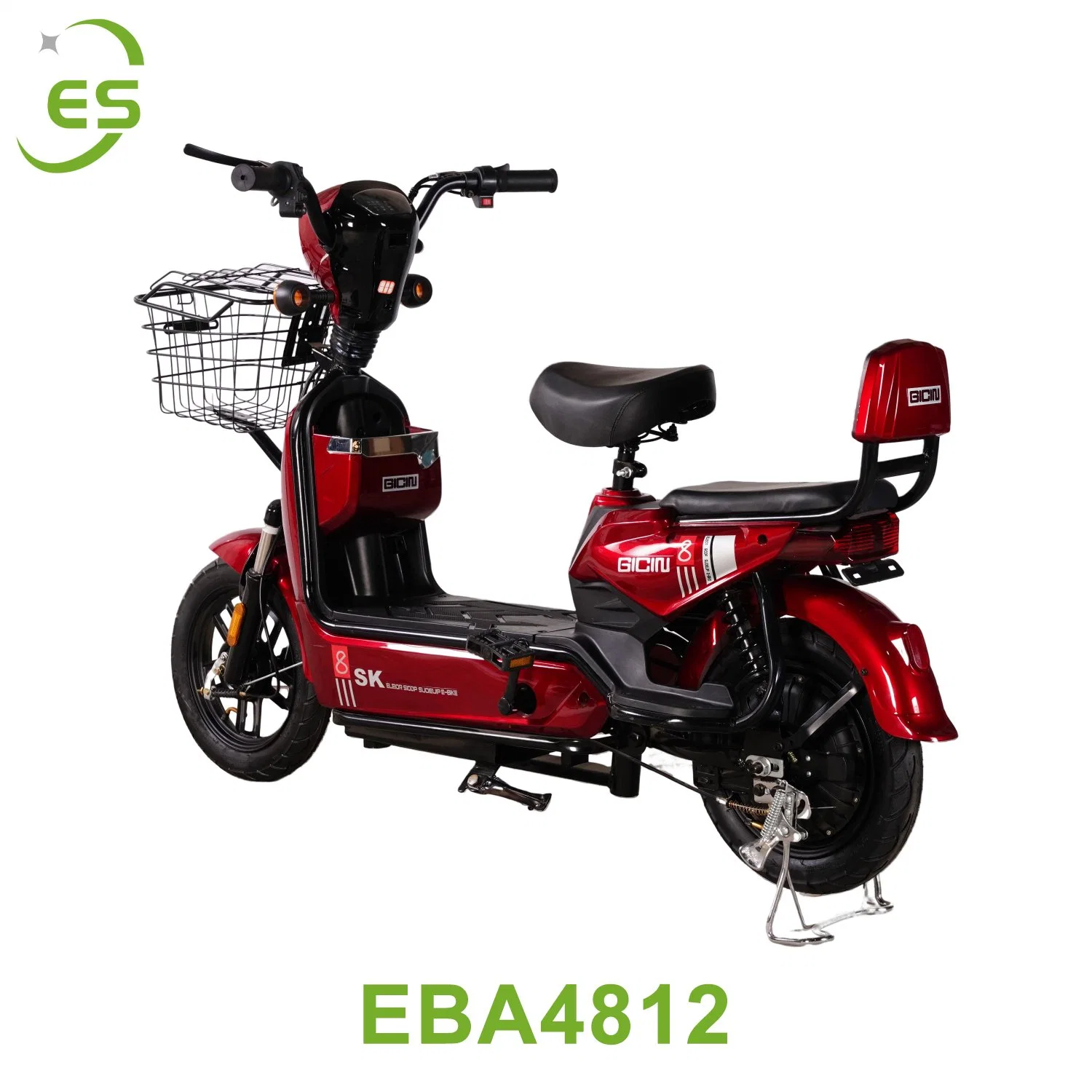 2023 Elektrisches Motorrad 48V 350W Carbon Stahl Anti-Theft Alarm leistungsstark Batterielebensdauer Elektro Fahrrad Roller
