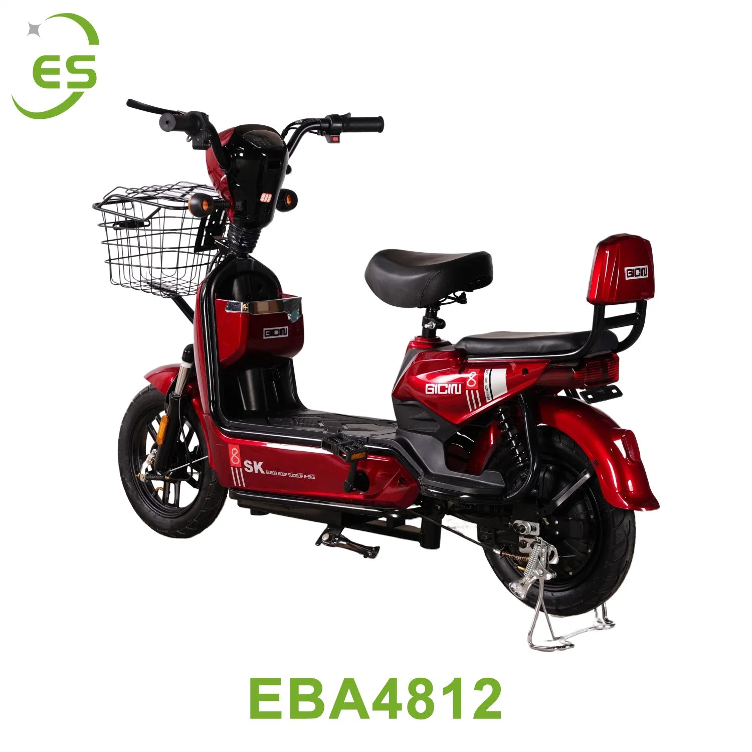 2023 Electric Motorcycle 48V 350W Carbon Steel Anti-Theft Alarm Powerful Battery Life Electric Bicycle Scooter