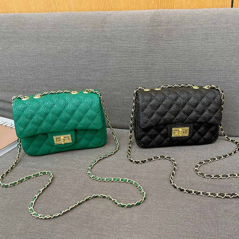 Hersteller Großhandel/Lieferant Green Stone Muster Schultertasche für Frauen