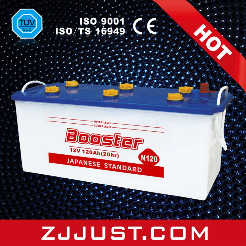 Professional Auto Battery Car Battery Dry Charged Type N120