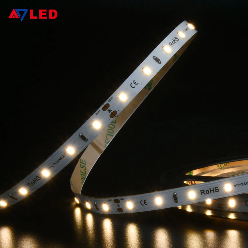 High Density Room LED Strips DC 24V 12V 9.6W/M IP20 60LED/M Flexible SMD2835 LED Ruban for Display Cabinet