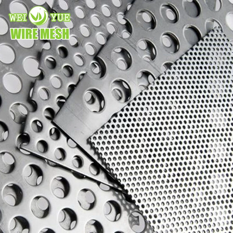 Aluminium Perforated Metal Sheet for Decorative Hammer Mill Screen Slice Net Metal Mesh Stainless Steel Punch Plate Galvanized Perforated Sheet