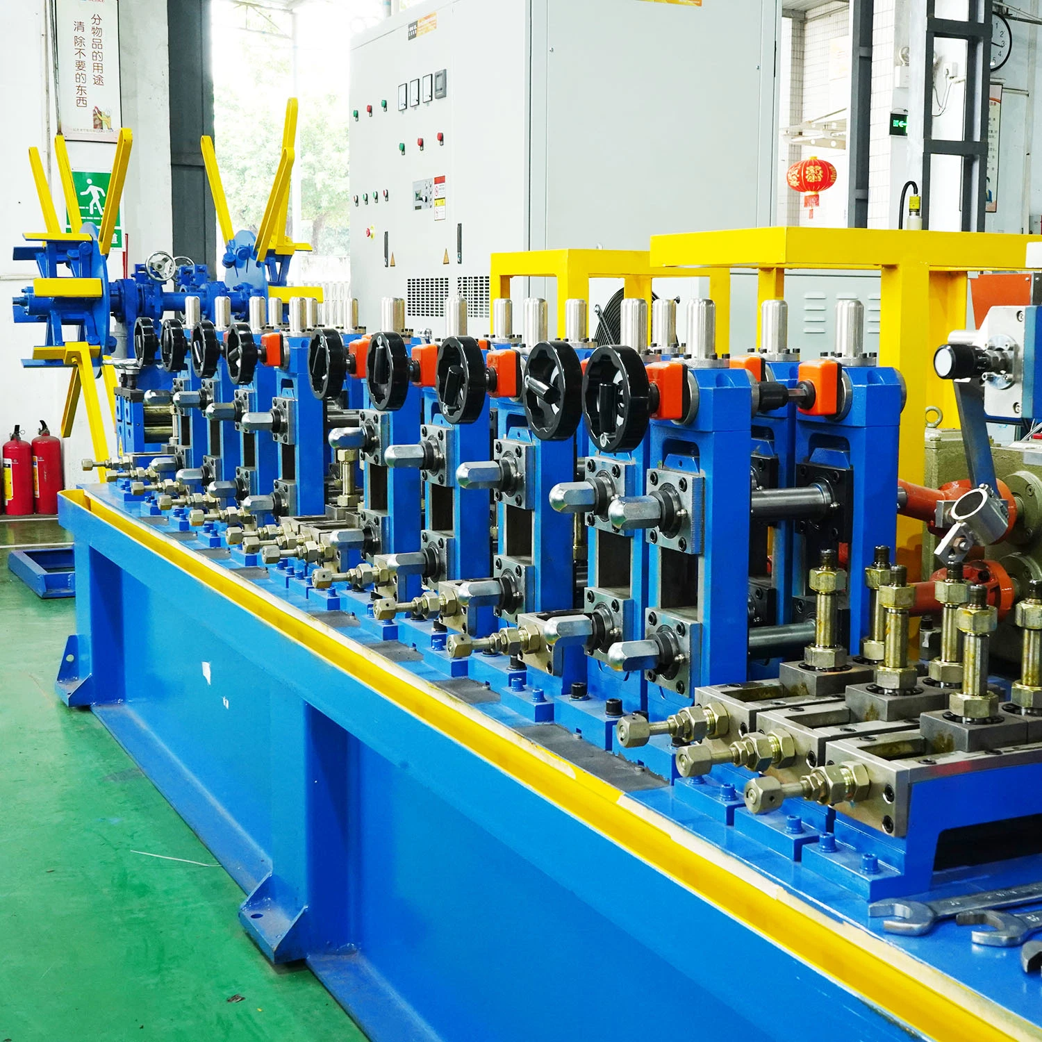 Stainless Steel Water Pipeline Manufacturing Machine Metal Tube Production Line