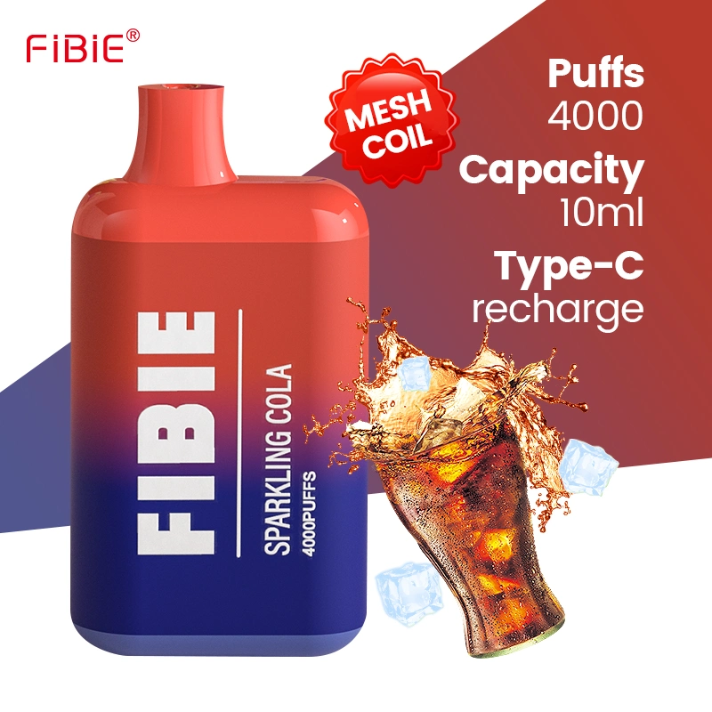 Original Factory Wholesale/Supplier Price Fibie 4000 Puffs Bar Electronic Cigarette 15 Flavors Disposable/Chargeable Vape Pen