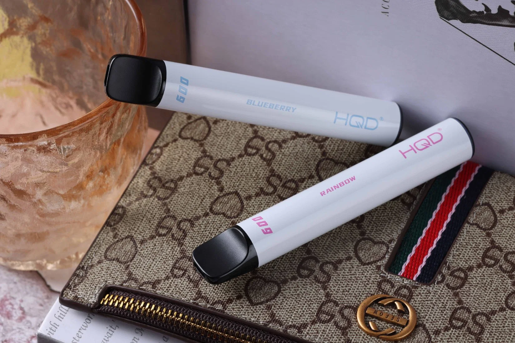 Hqd Disposable/Chargeable Vape Pen Style Esilجاير H097 600 600 نفخة