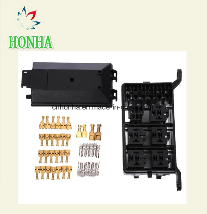 6 Relay Relay Holder 5 Road The Nacelle Insurance Car Insurance Auto Connector Auto Fuse Box