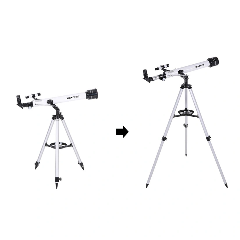 70060mm Refractor telescopio astronómico Monocular buscador de Espacio de observación del cielo