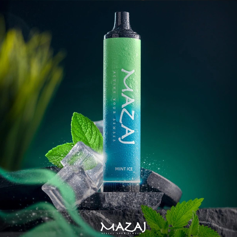 Mazaj 5000 4500 Puffs Popular na Arábia Saudita Atacado Eu Vapo E Cigarro Caneta Descartável Vape