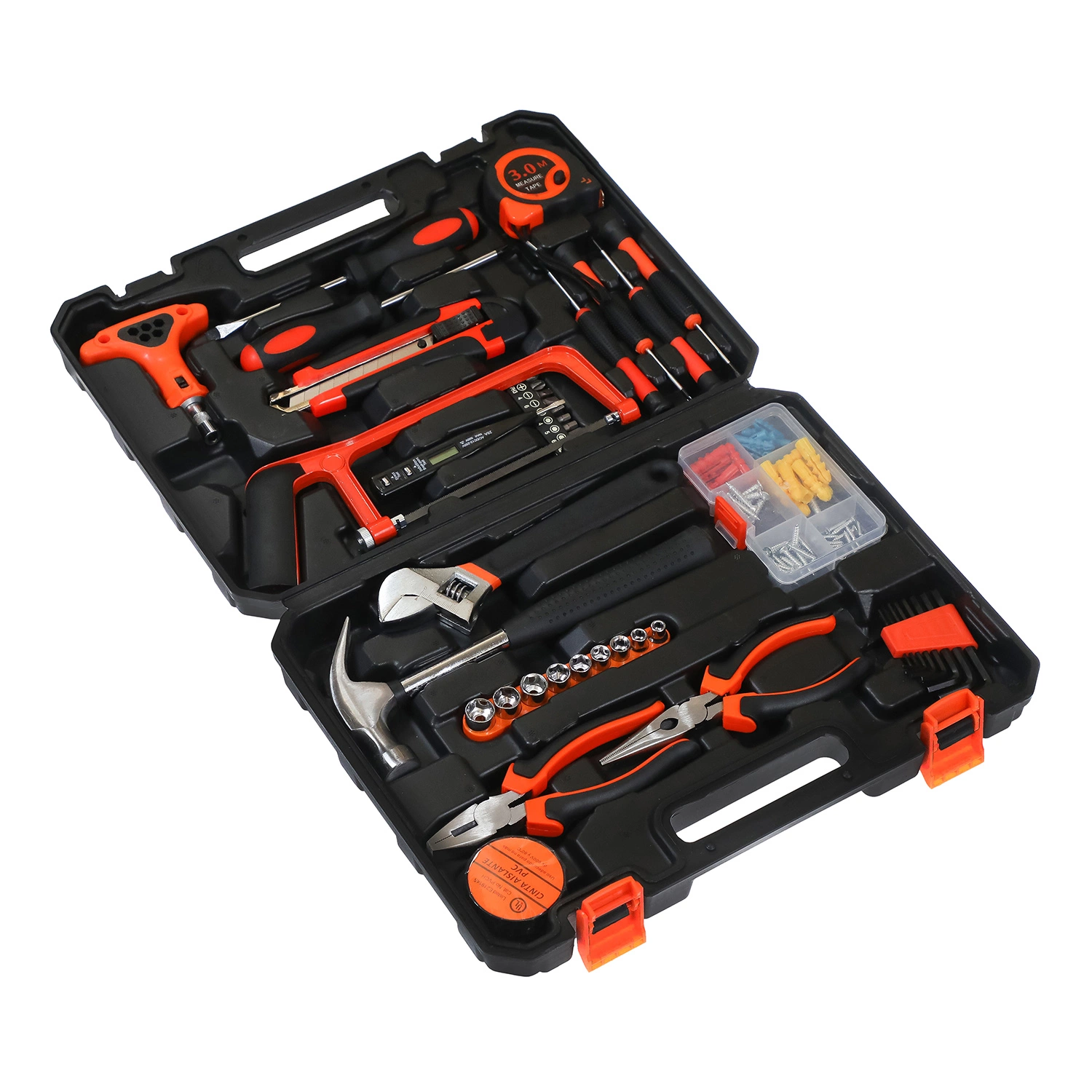 82 Sets Household Tools Multifunctional Hardware Toolbox, Electrician and Woodworking Repair Manual Tool Set Household Tool