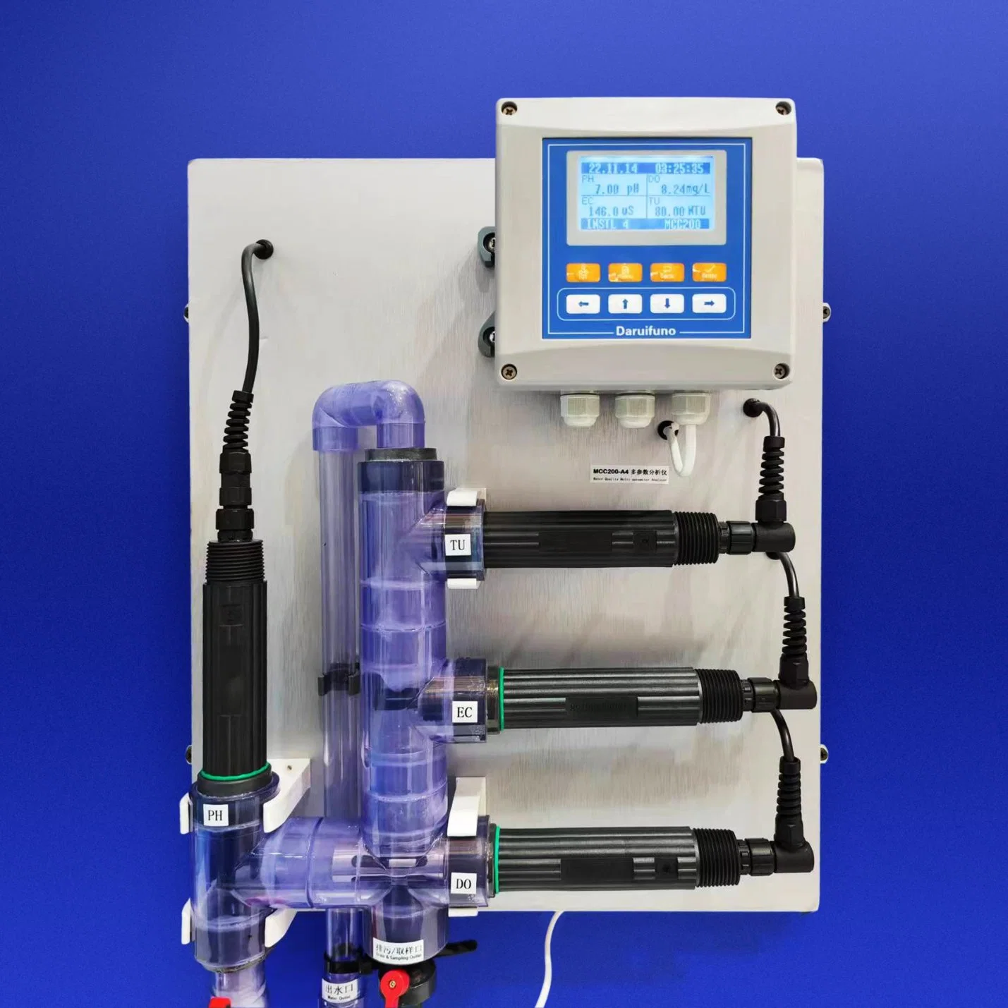 Industrielles EC/do/TU/TDS/pH/ORP Multiparameter-Messgerät für die Abwasserbehandlung