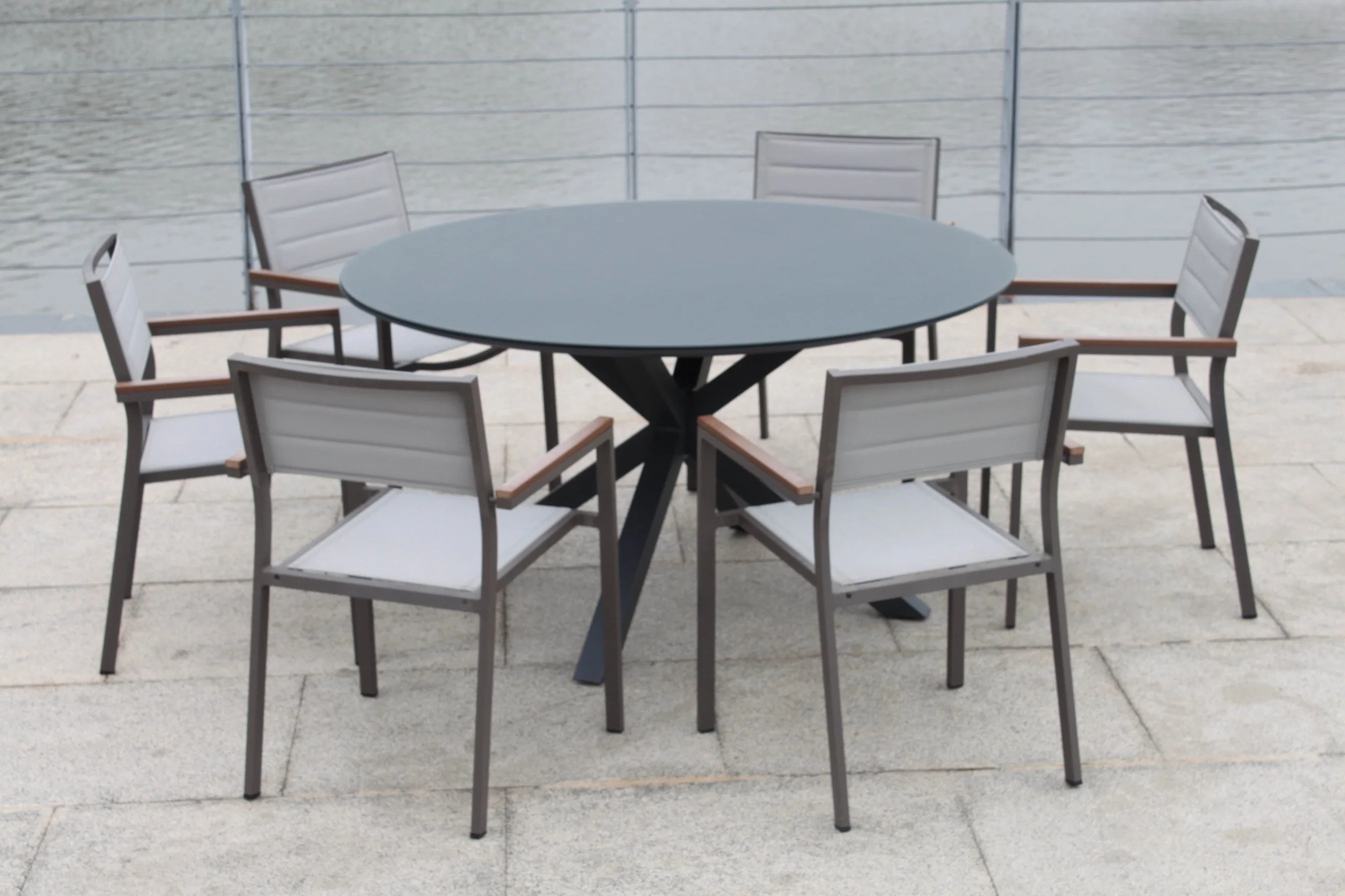 Room Customized OEM Outdoor for 6 Round Patio Dining Table