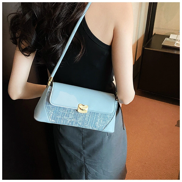 Factory Ladies Fashionable Classically Niche Designer Women's Hand Shoulder Crossbody Bag New Summer Advanced Jacquard Underarm Bag Lady Custom OEM Girl Bags