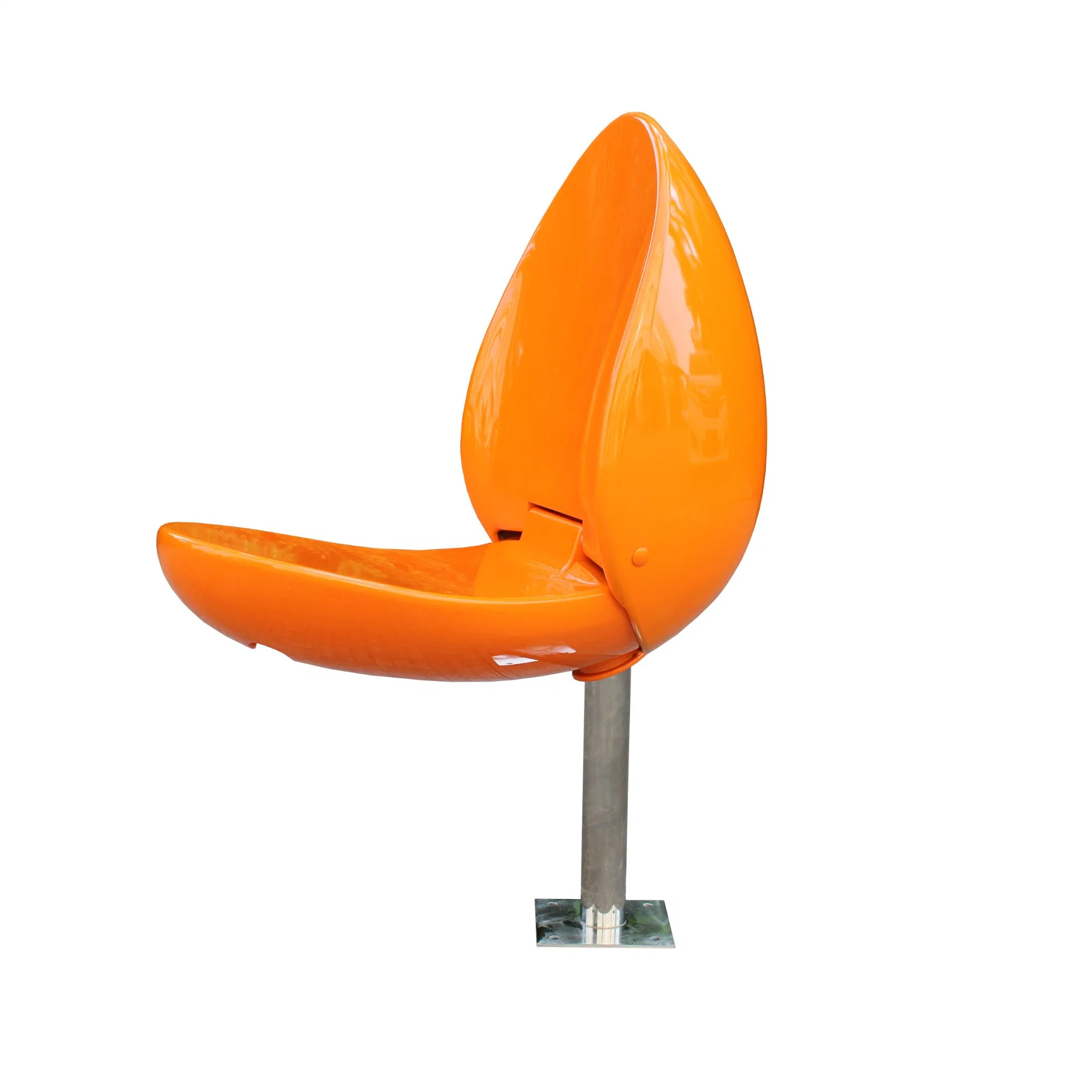 Airport Waiting Area Public Street Furniture Park Furniture Tulips Flower Chair ABS Outdoor Chair